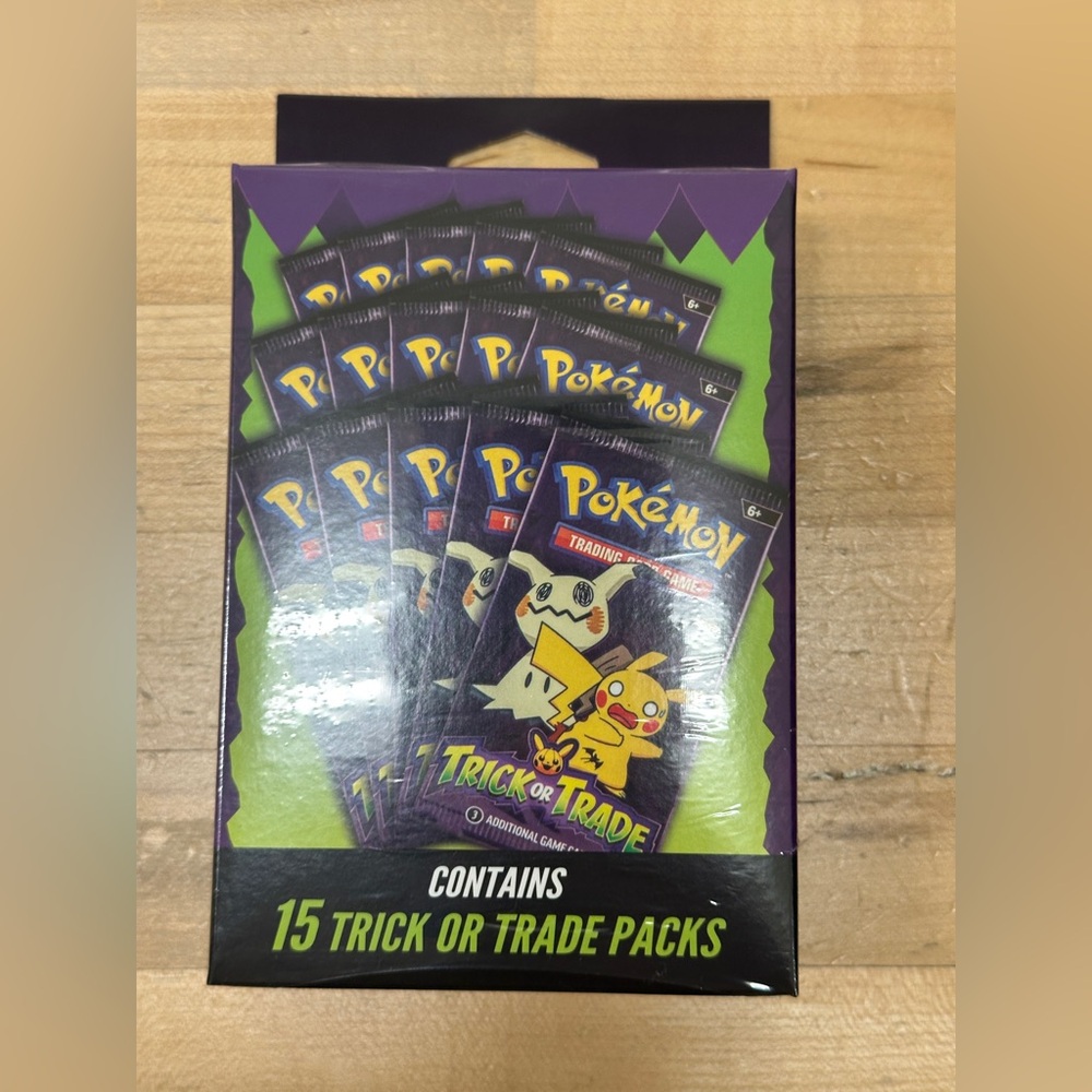 Pokémon Trick or Trade Booster Pack Set Sealed - 15 Packs